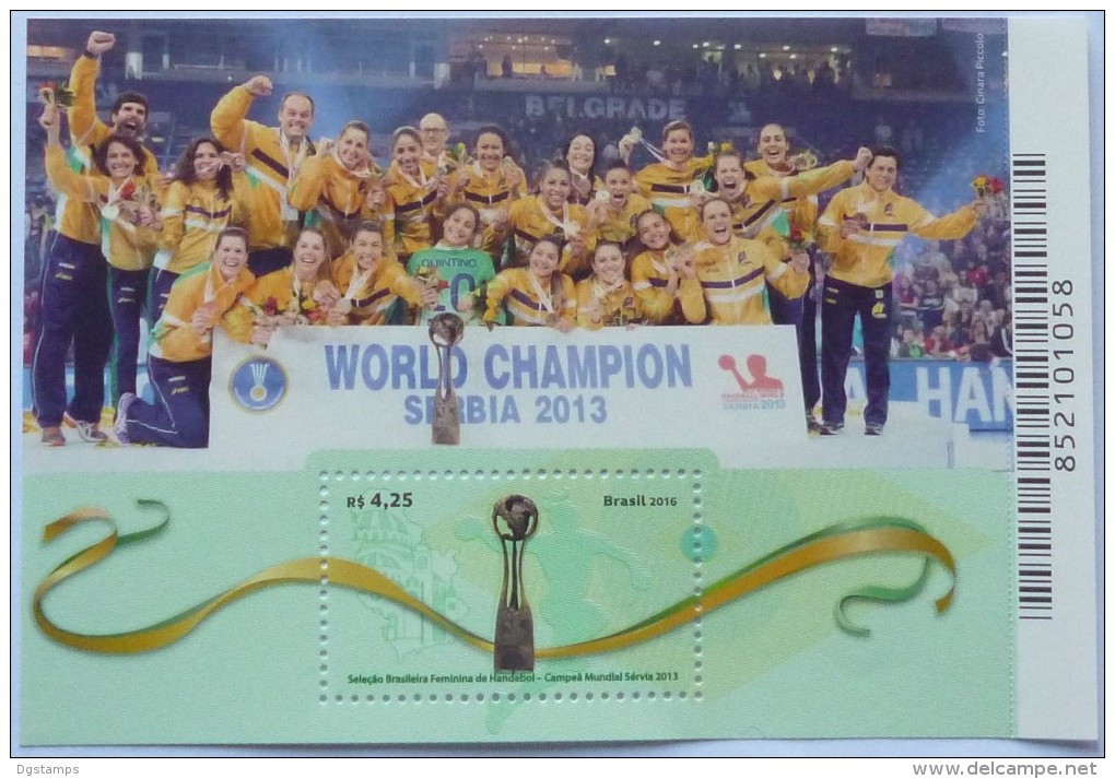 Brasil 2016 ** Homenaje Seleccion Femenina De Handbal. See Desc. - Unused Stamps