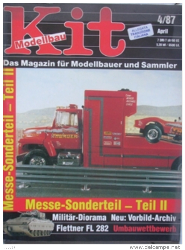KIT - MODELLBAU - N.4/87 APRIL 1987 - FORD LN 800 TENNESSEE 1/25 AMT/ERTL - Germany