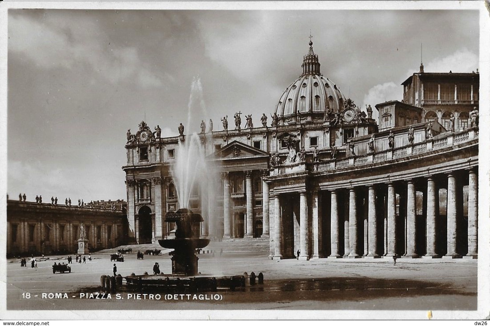 Roma - Citta Del Vaticano - Piazza S. Pietro (Dettaglio) - Ediz. E. Verdesi - San Pietro