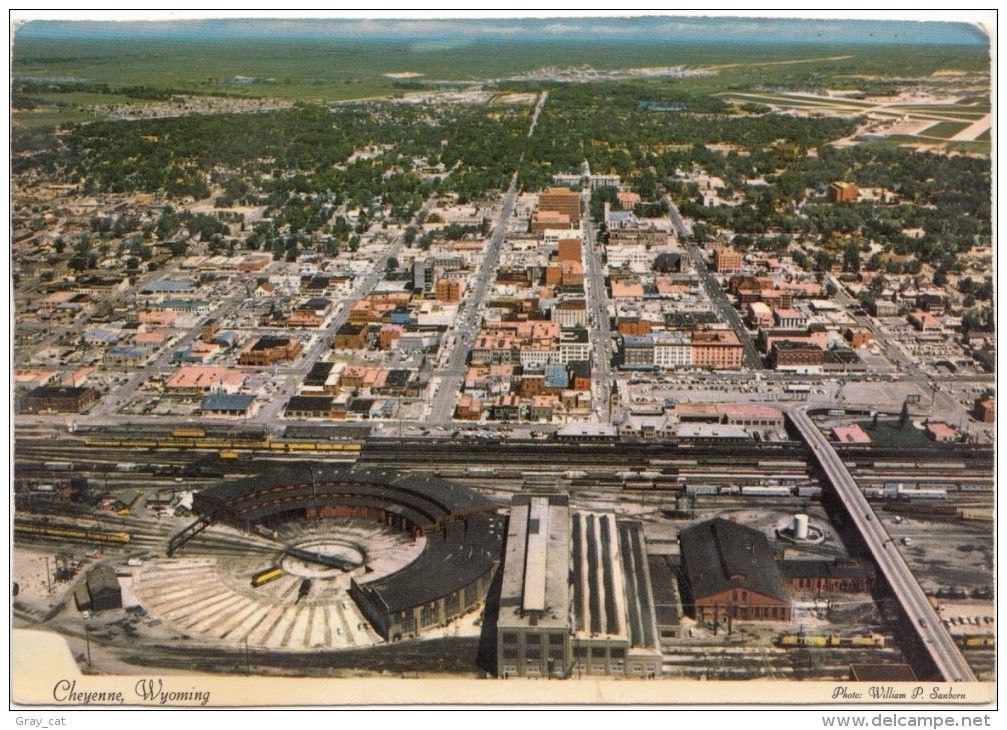 Aerial View Of Cheyenne, Wyoming, Unused Postcard [18686] - Cheyenne