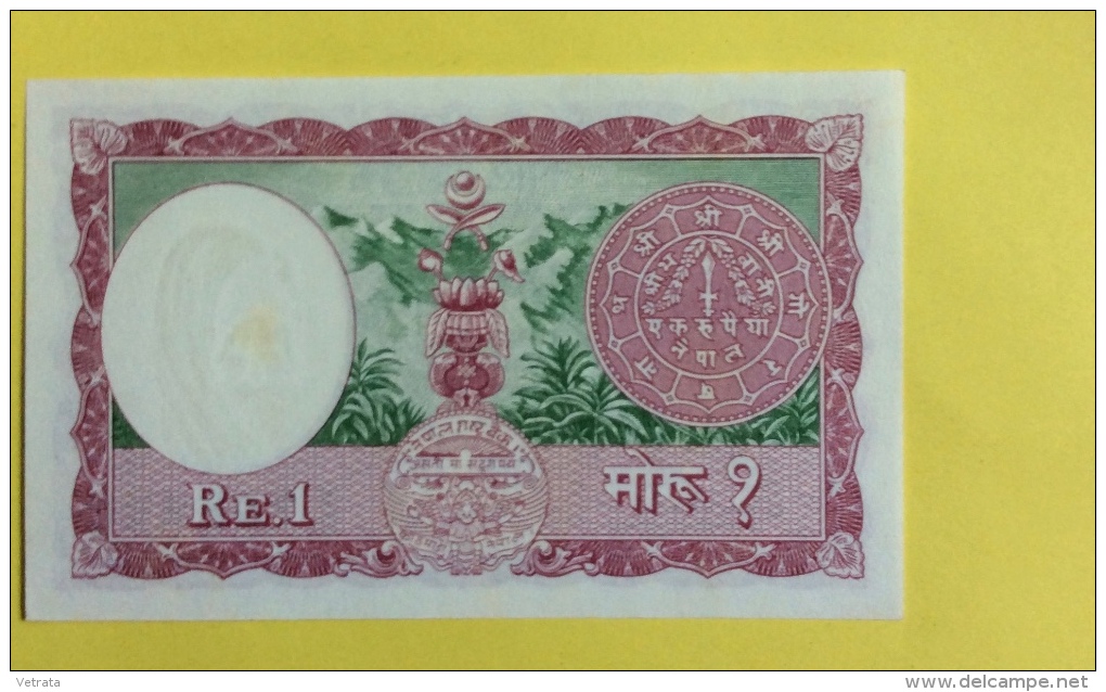 Népal : Billet 1 Rupee Type 1961 - Nepal