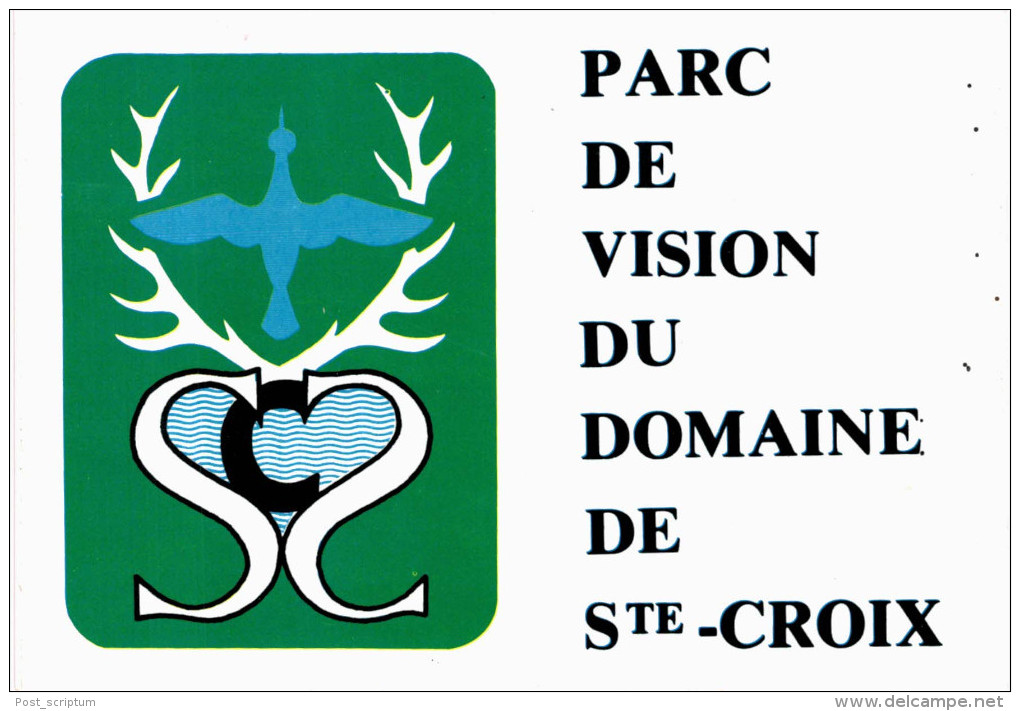 Rhodes - Parc De Vision Du Domaine De Sainte Croix - Carte Autocollant - Sticker - Autres & Non Classés