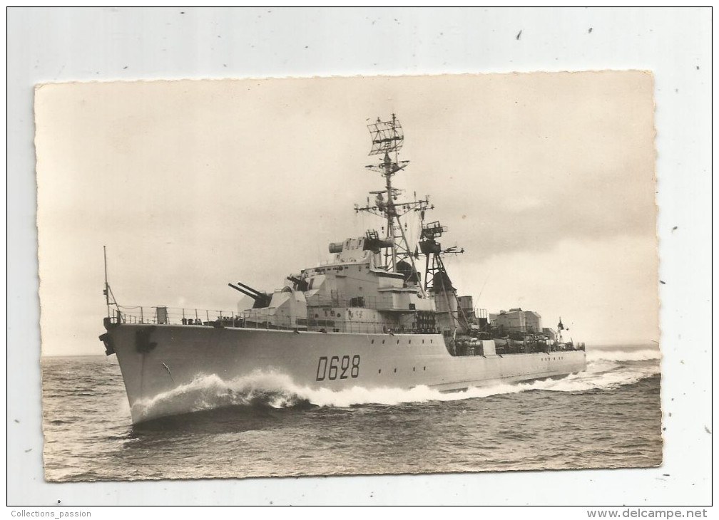 G-I-E , Cp, Bateaux De Guerre, Vierge, Ed : Glatigny , N° 6 , Escorteur D´escadre VAUQUELIN, D.C.A.N. Lorient N° 4961 - Warships