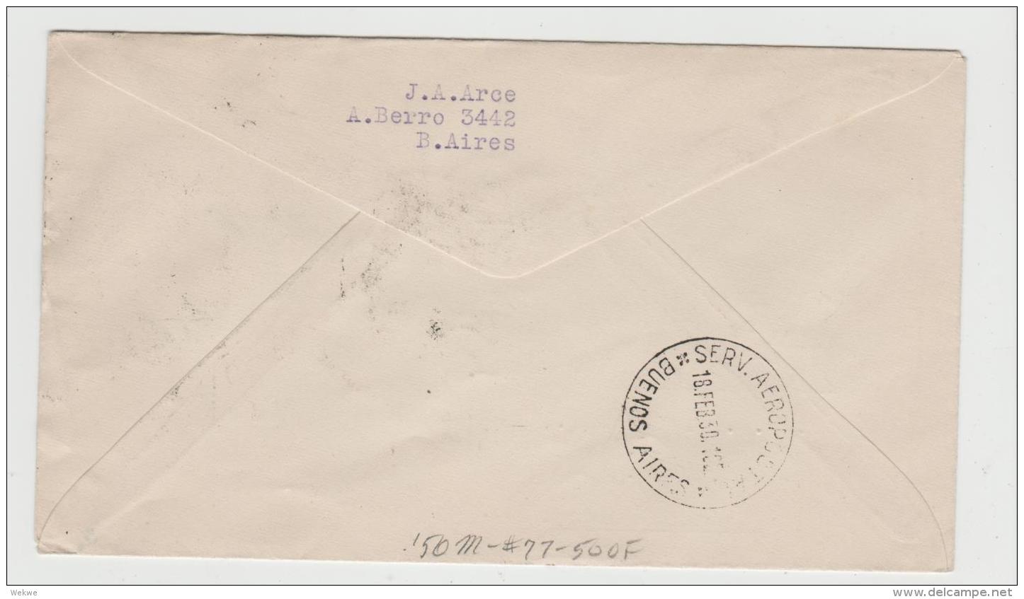 Arg136 / ARGENTINIEN -  Erstflug NYRBA In Die USA 1930 (Fiirst Flight) - Briefe U. Dokumente