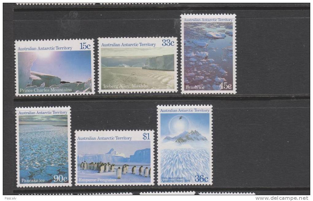 Yvert 68 / 73 ** Neuf Sans Charnière MNH Manchot Montagne Iceberg Mer De Glace - Neufs