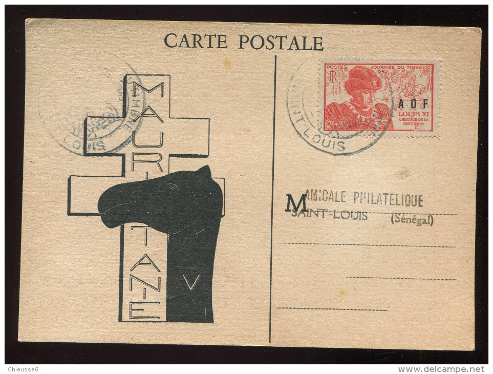 CP - AOF - Mauritanie -  Louis XI - Storia Postale