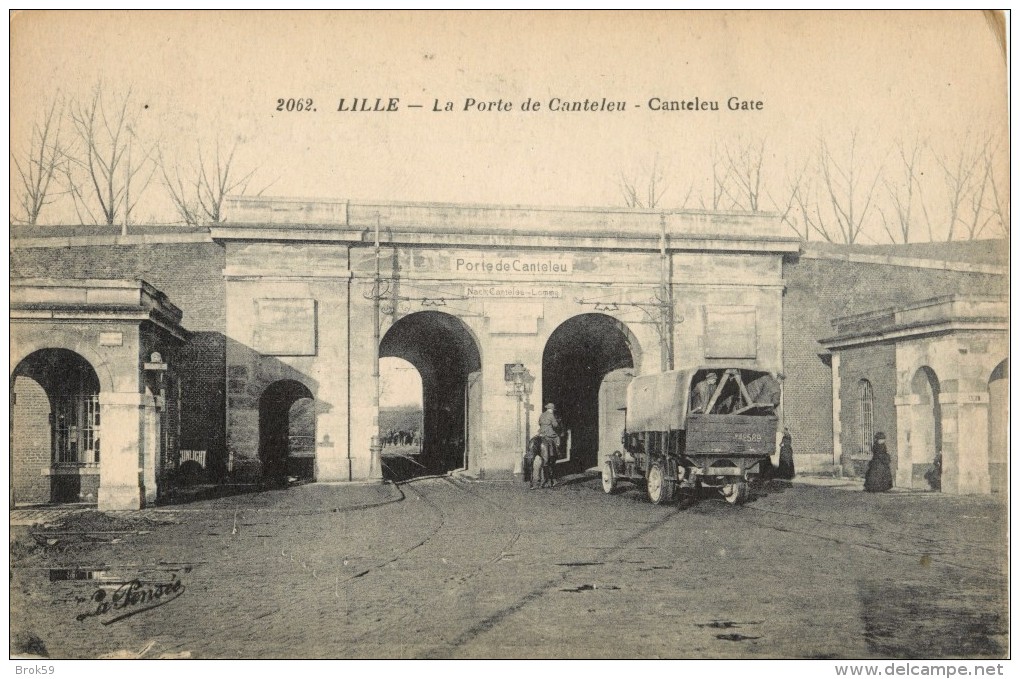 59 LILLE - LA PORTE DE CANTELEU - CANTELEU GARE ( CAMION ) - Lille