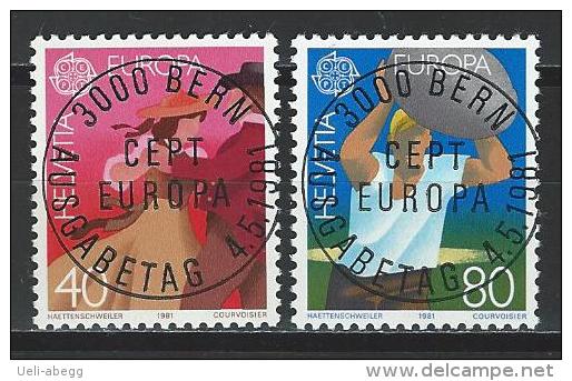 SBK 654-55, Mi 1197-98 ET-Vollstempel - Gebraucht