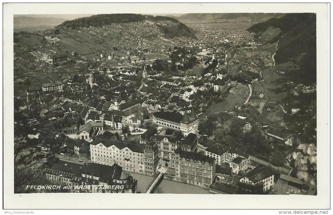 AK 0485  Feldkirch Mit Ardetzenberg - Photo Risch Lau Um 1940 - Feldkirch