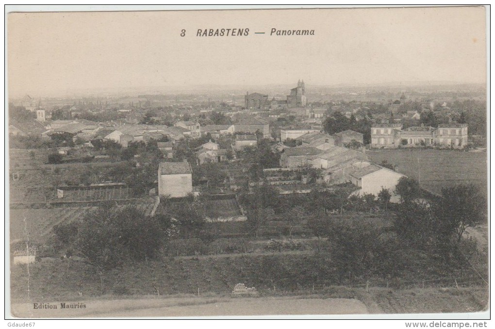 RABASTENS (81) - PANORAMA - Rabastens