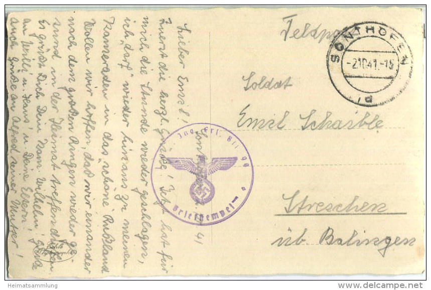 Sonthofen - Foto-Postkarte - Feldpost - Sonthofen