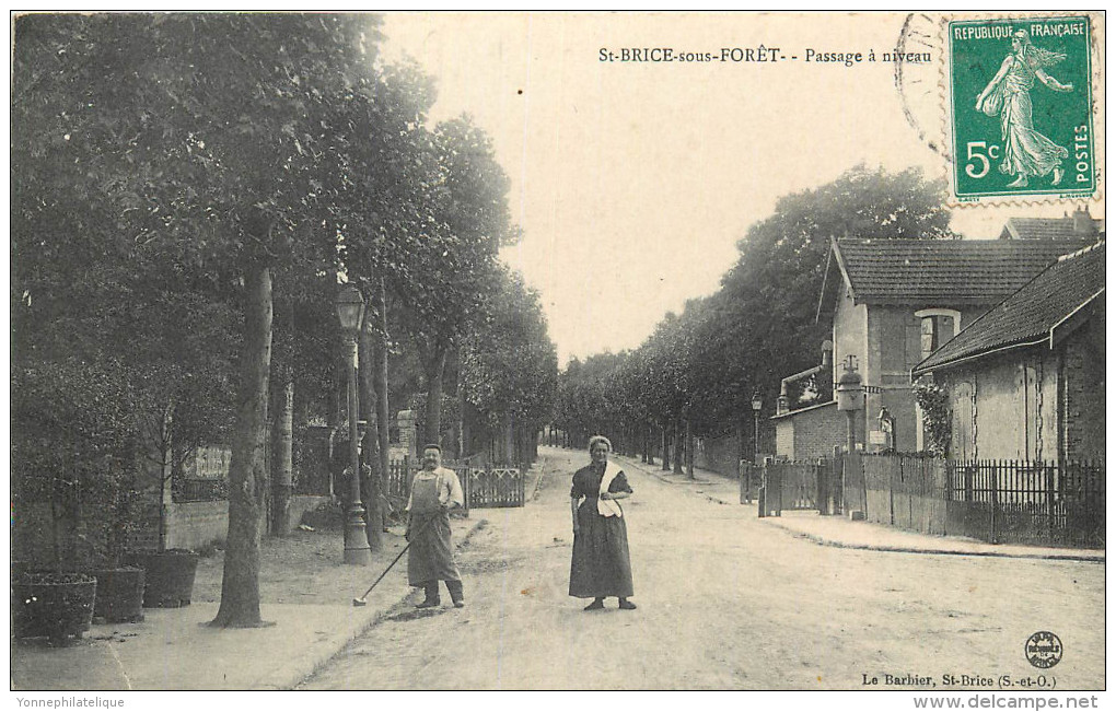 95 - SAINT BRICE Sous FORET - Passage à Niveau - Chemin De Fer - Saint-Brice-sous-Forêt