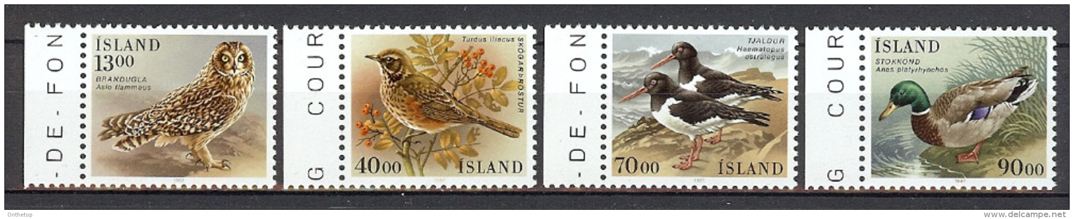 1987 Michel No. 668-671 MNH - Nuevos