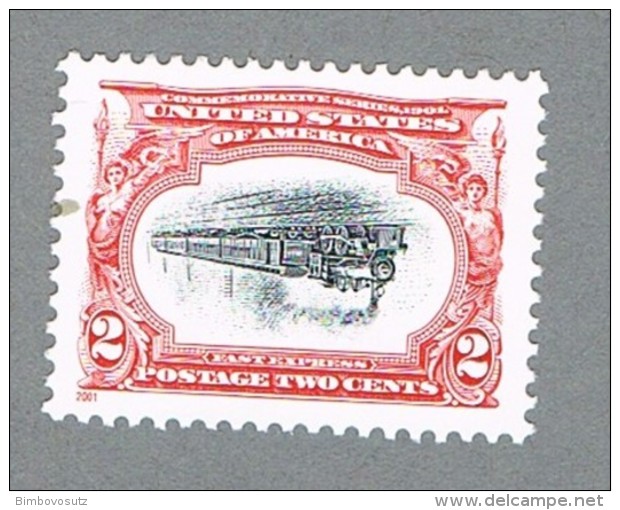 Amerika 2011 Aus Gedenkblock Pan Ausstellung 1 Wert ** - Eisenbahn - - Unused Stamps