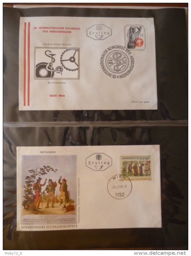 Collezione FDC Austria 1966/70 (m90)