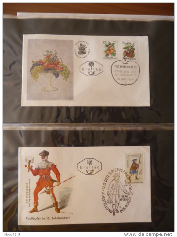 Collezione FDC Austria 1966/70 (m90)