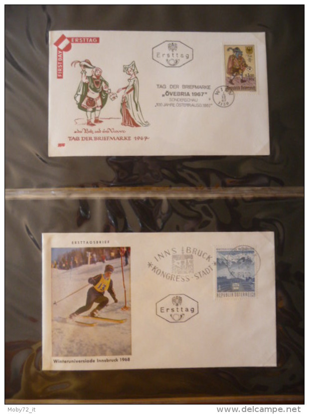 Collezione FDC Austria 1966/70 (m90)