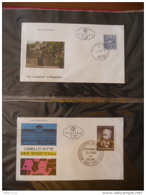 Collezione FDC Austria 1966/70 (m90)