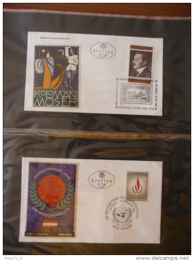 Collezione FDC Austria 1966/70 (m90)