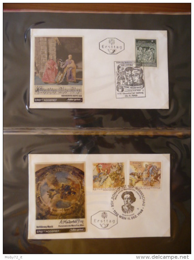 Collezione FDC Austria 1966/70 (m90)