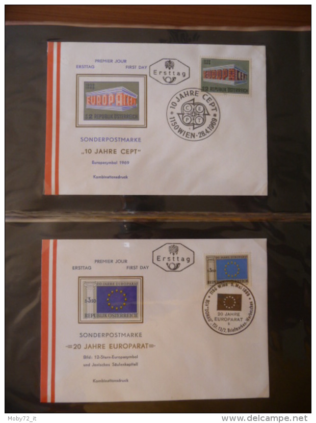 Collezione FDC Austria 1966/70 (m90)