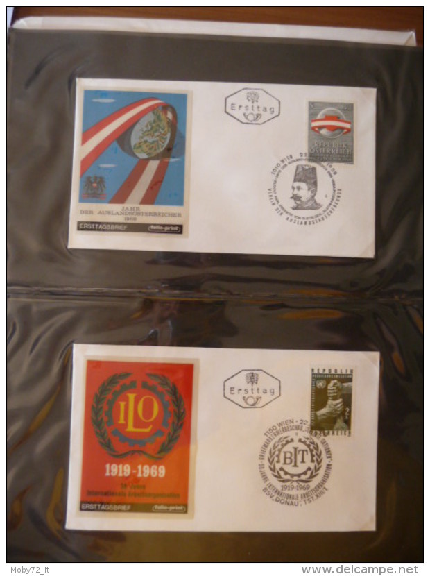 Collezione FDC Austria 1966/70 (m90)