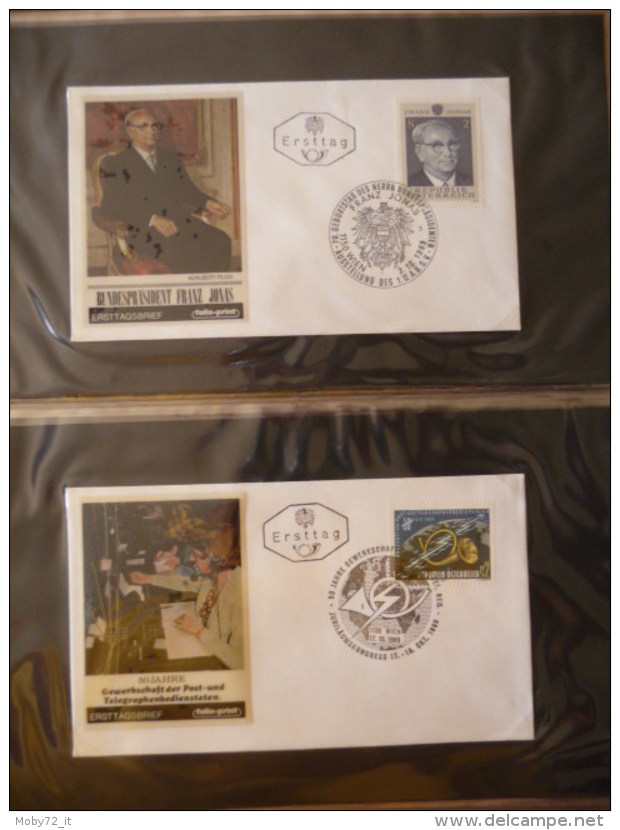 Collezione FDC Austria 1966/70 (m90)