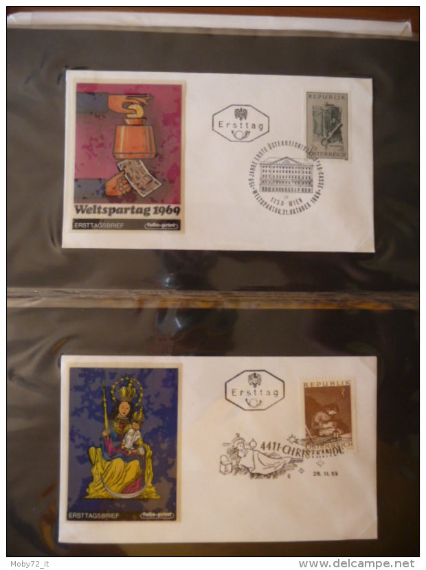 Collezione FDC Austria 1966/70 (m90)