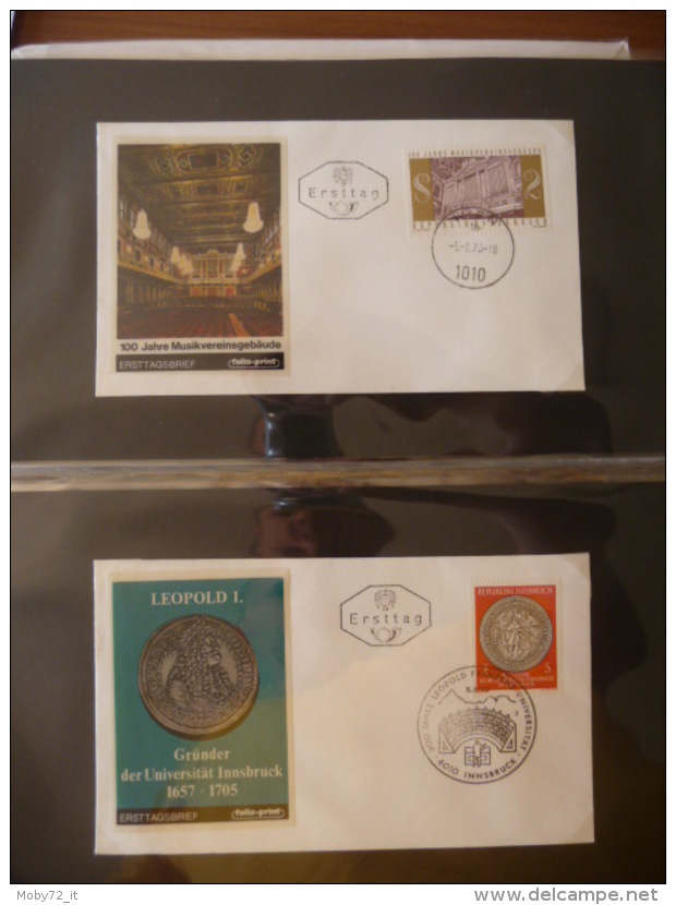 Collezione FDC Austria 1966/70 (m90)