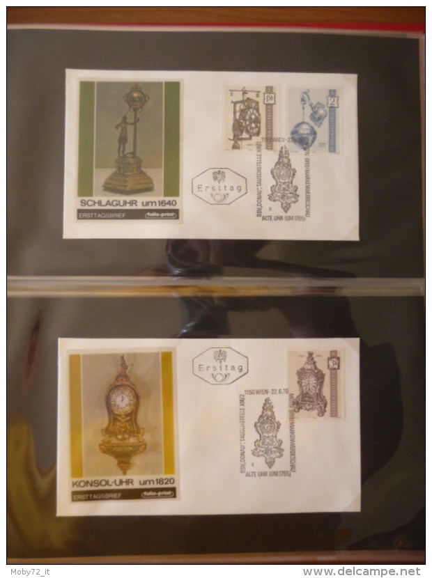 Collezione FDC Austria 1966/70 (m90)