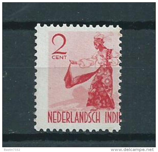 Nederlands Indië Verschoven Zegelbeeld - Nederlands-Indië