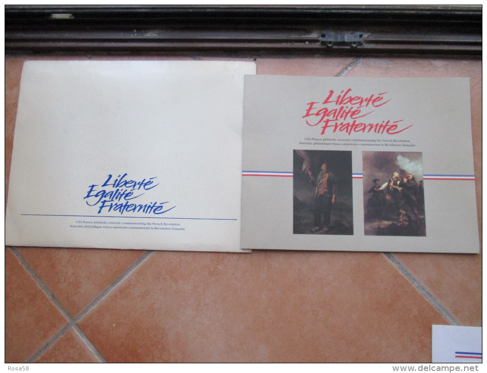 France 1989 Rivoluzione Francese FOLDER Uficiale Serie Foglietti + Varie LOTTO - Autres & Non Classés