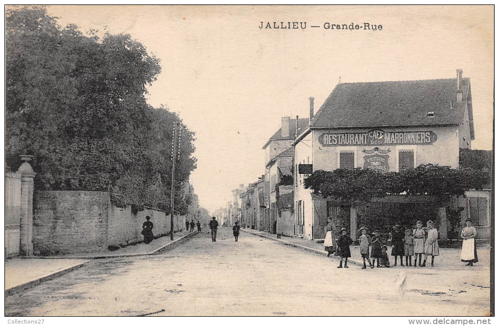 38-JALLIEU- GRANDE RUE, RESTAURANT DES MARRONNIERS - Jallieu