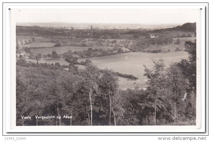 Vaals, Vergezicht Op Aken ( Rechts Beneden Vouwtje ) - Vaals