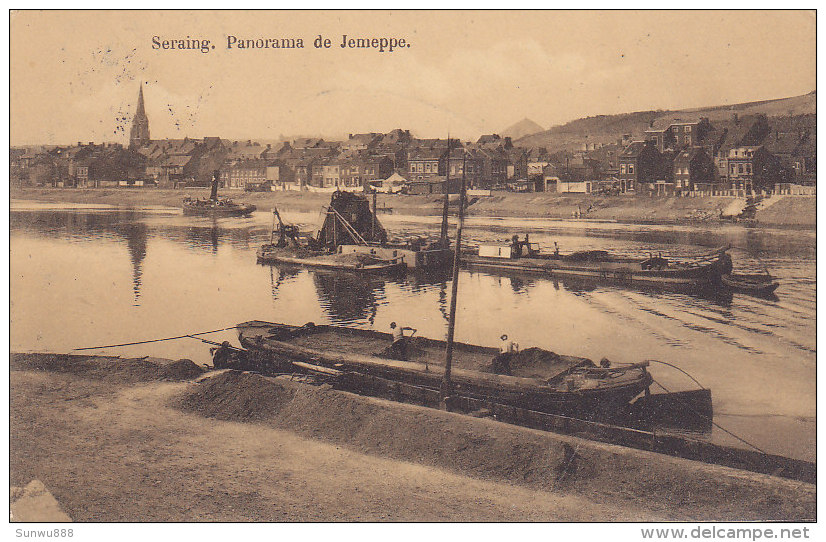 Seraing - Panorama De Jemeppe (animée, Péniches, Censure..) - Seraing