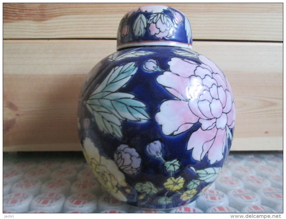 POT DECOR CHINOIS FLEUR - Other & Unclassified