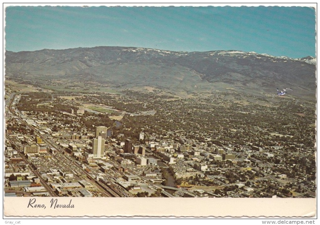 Reno, Nevada, Aerial View, Used Postcard [18737] - Reno