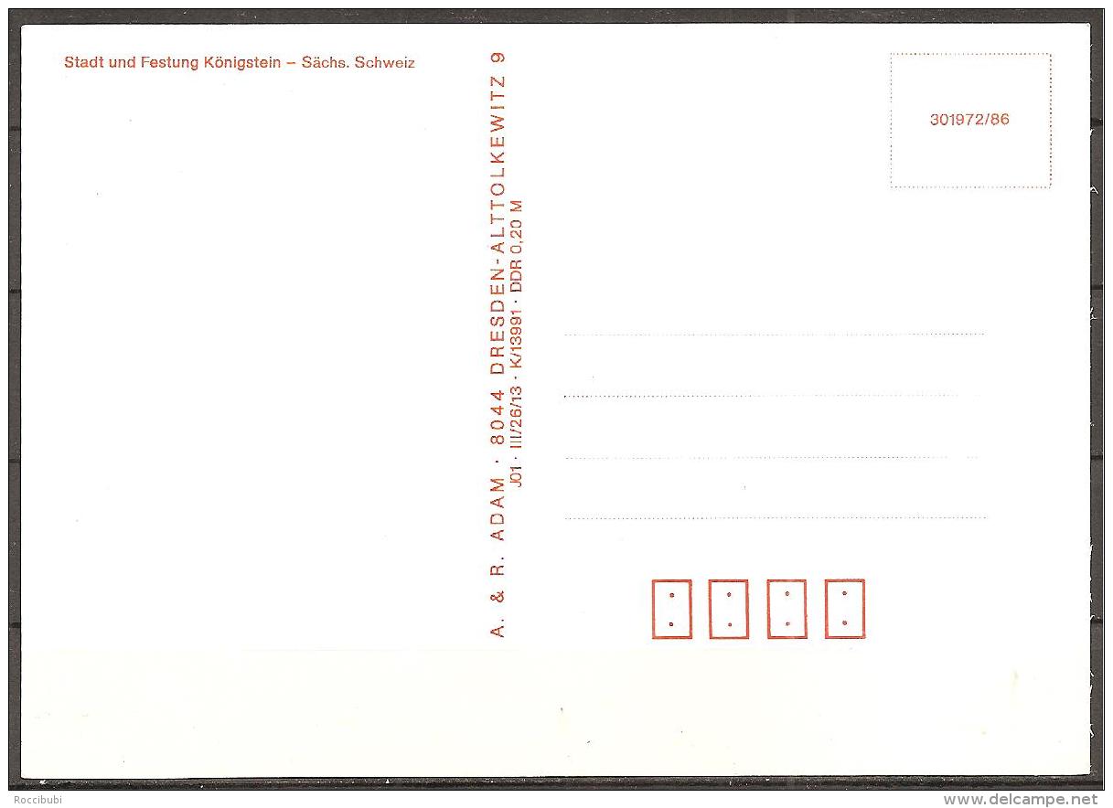 (7394) Königstein - Sächsische Schweiz - Kreis Pirna - Koenigstein (Saechs. Schw.)