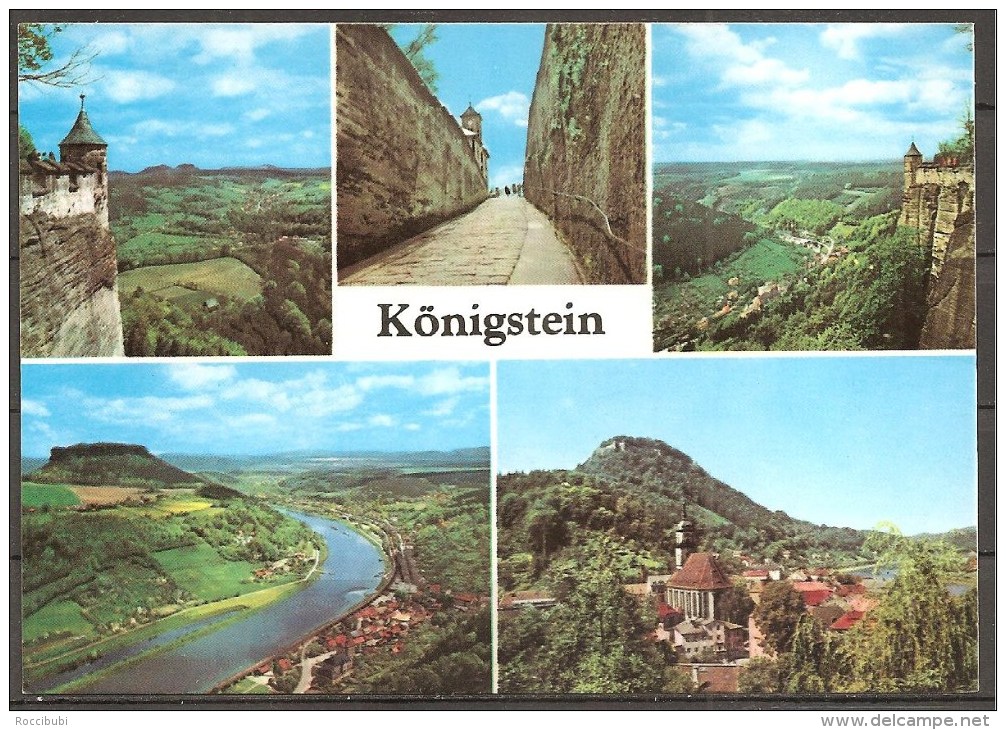 (7393) Königstein - Sächsische Schweiz - Kreis Pirna - Koenigstein (Saechs. Schw.)