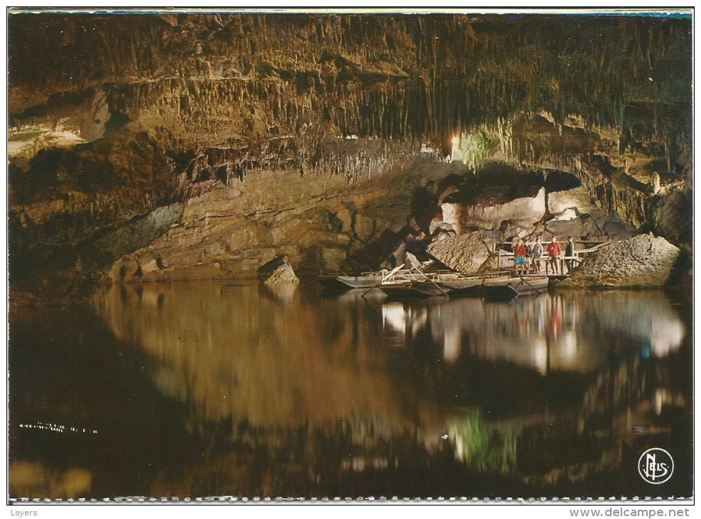 5 cartes postales des Grottes de Han/Lesse. (scan verso)