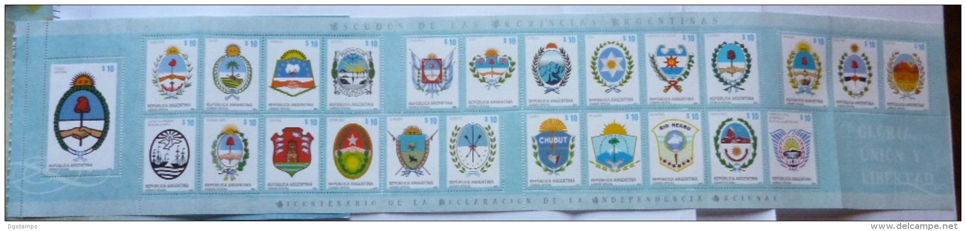 Argentina 2016 ** Carnet  25 Escudos De Las Provincias Argentinas. See Desc. - Libretti