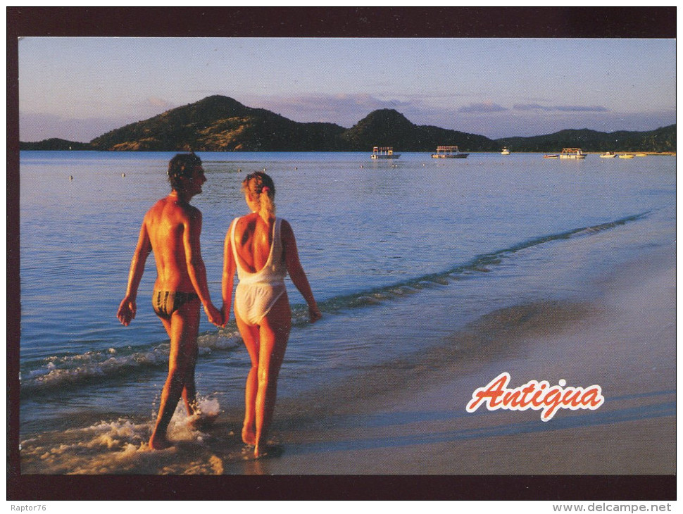 CPM Antigua A Sunset How Romantic - Antigua Und Barbuda