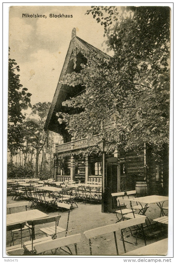 BERLIN : WANNSEE - NIKOLSKOE - BLOCKHAUS - Wannsee