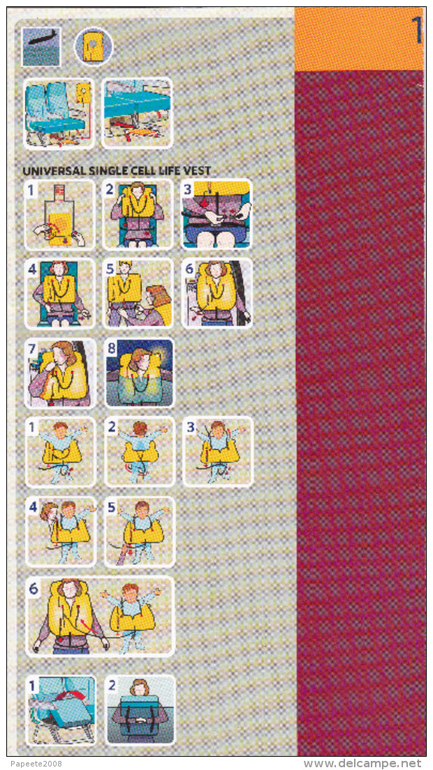 Delta Airline / B 717-200 - 2015 / Consignes De Sécurité / Safety Card (grand Format) - Fichas De Seguridad