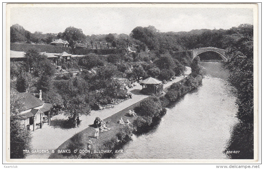 Tea Gardens & Banks O'Doon, Alloway, Ayr  -  (Scotland) - Ayrshire