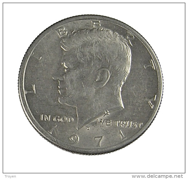 Half Dollar - Kennedy - USA - 1971  -  Cu.Ni  - TTB  - - 1916-1947: Liberty Walking (Liberté Marchant)