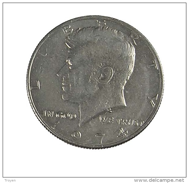 Half Dollar - Kennedy - USA - 1974  -  Cu.Ni  - TTB  - - 1916-1947: Liberty Walking (Liberté Marchant)