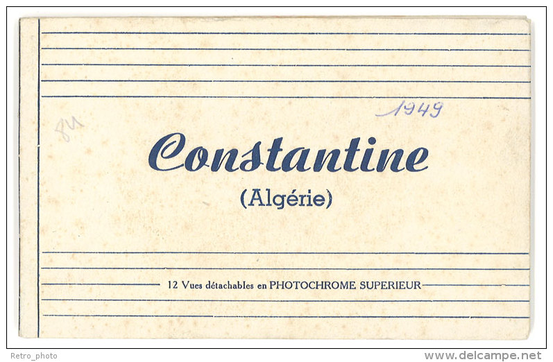 Algérie - Carnet 12 Cp Constantine ( 11 Cp Dans Le Carnet ) - Constantine