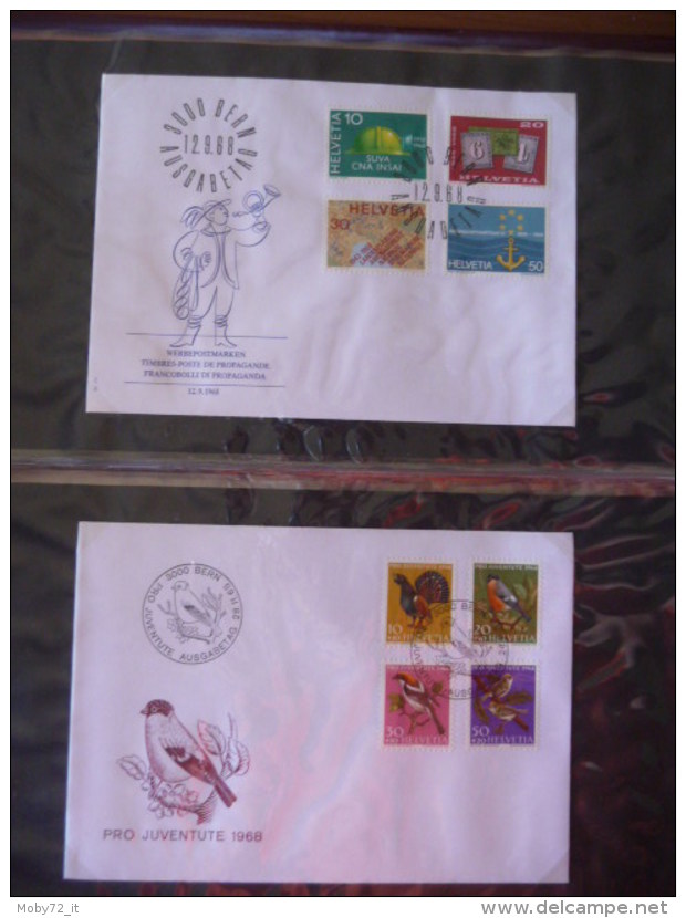 Collezione FDC Svizzera 1966/78 (m193)