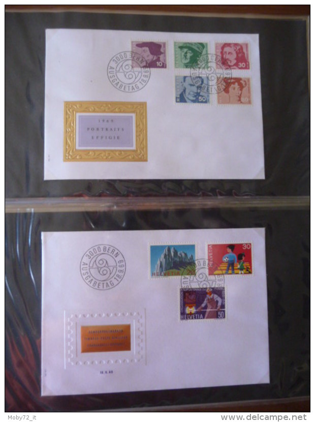 Collezione FDC Svizzera 1966/78 (m193)